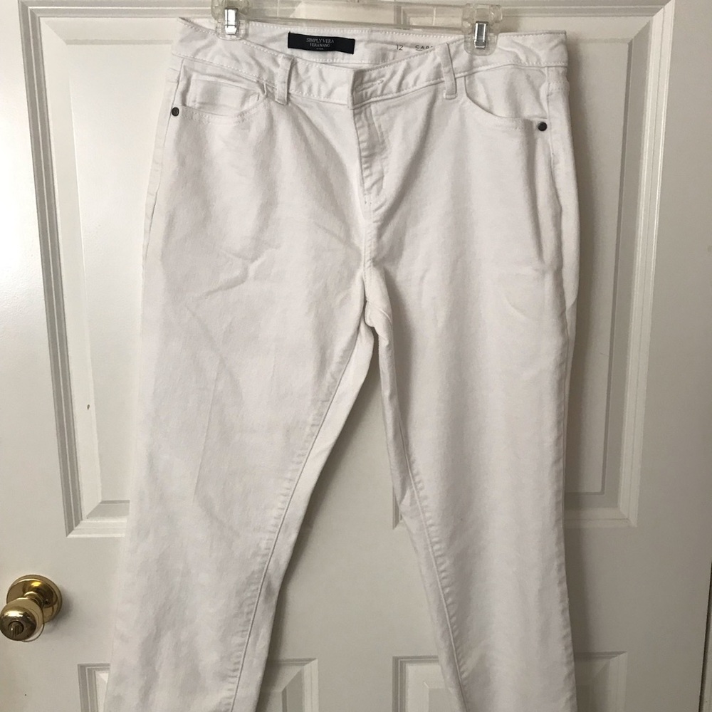 Women's White Jeans/ Capri